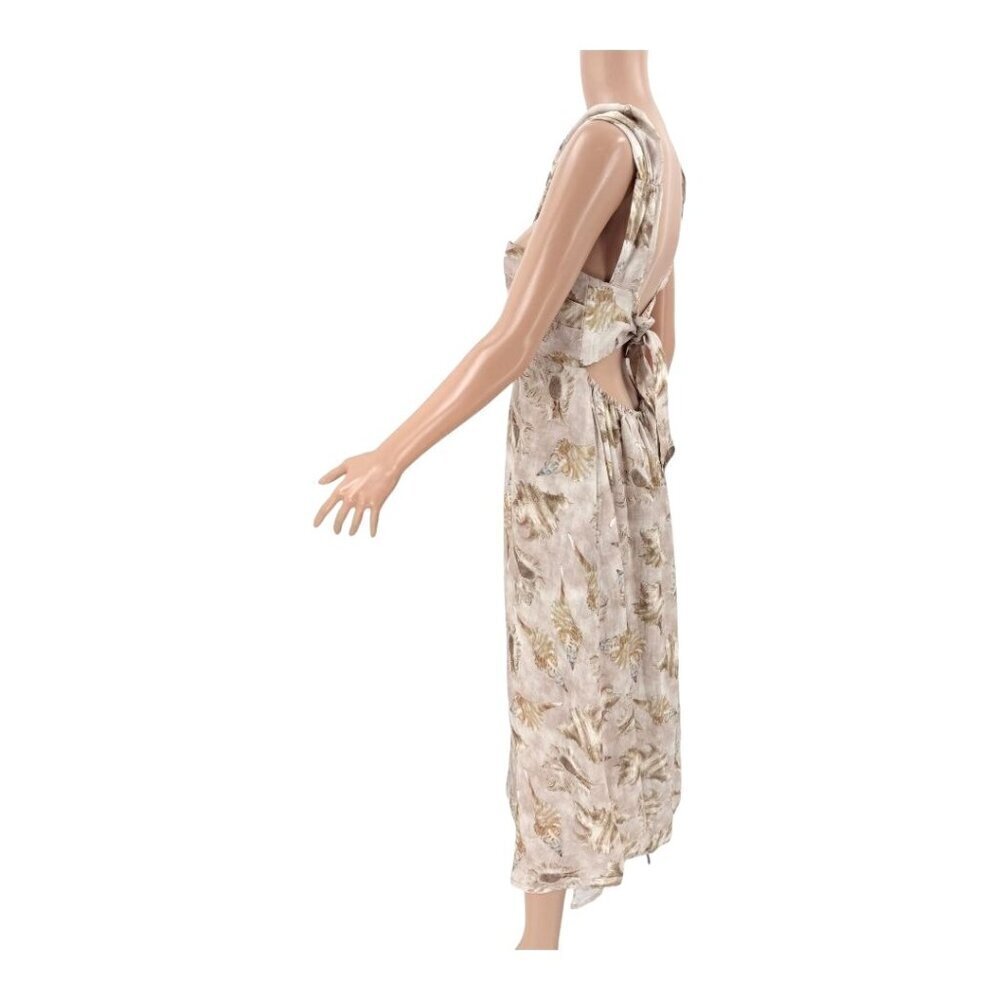 Beatriz Camacho Dress Maxi Open Back Seashell US6 - Picture 4 of 9